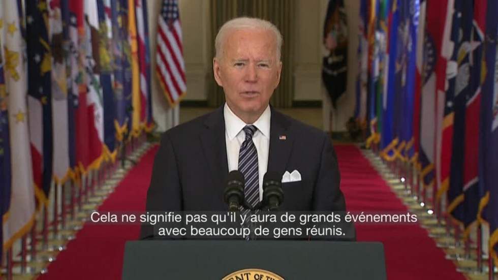 Covid-19 : dans sa première adresse aux Américains, Joe Biden offre un message d'espoir