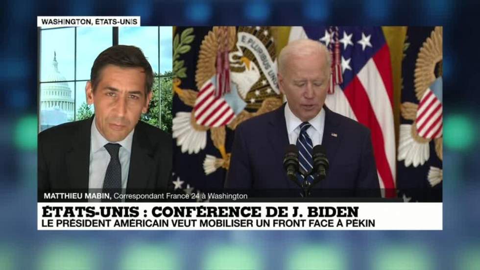 "L’aide est là et l’espoir arrive", affirme Joe Biden lors de sa première conférence de presse