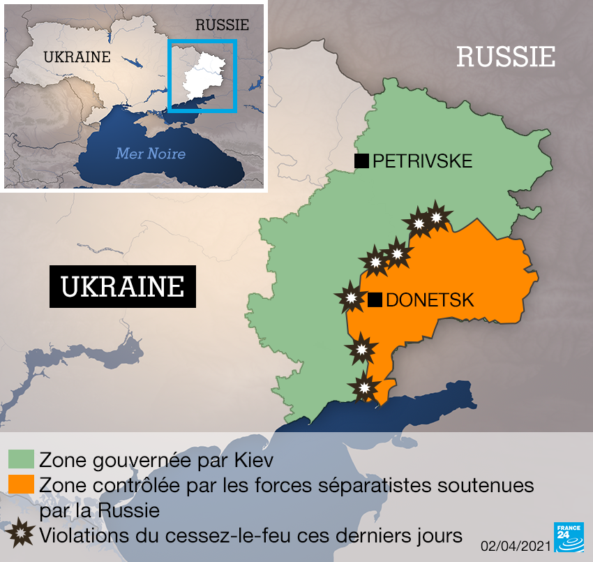 Donbass : "Le Kremlin pense que l'Ukraine pourrait attaquer avec le soutien de Washington"