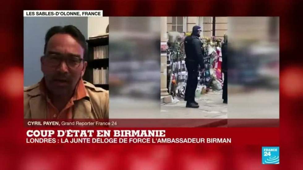 L'ambassadeur birman au Royaume-Uni délogé du bâtiment diplomatique par la junte