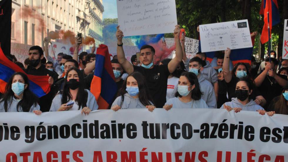 "Erdogan, assassin", les Arméniens de France dans la rue pour les commémorations du génocide