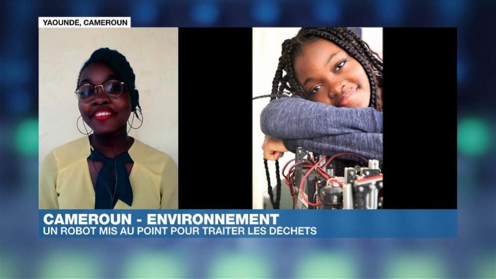 Cameroun : Xaviera Kowo, créatrice d'un robot capable de recycler les déchets