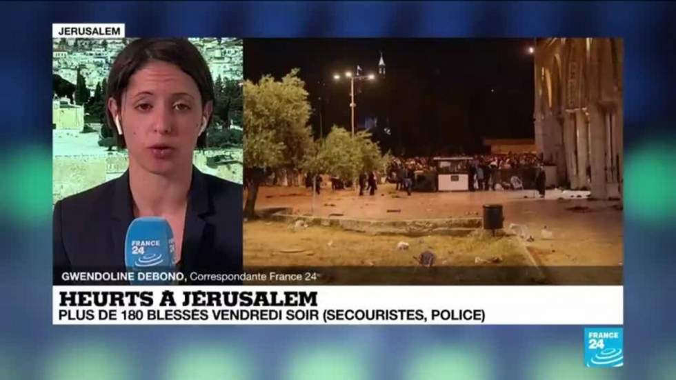 Au moins 200 blessés dans des heurts entre Palestiniens et police israélienne à Jérusalem