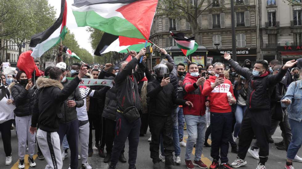 Plusieurs milliers de manifestants en France en soutien aux Palestiniens