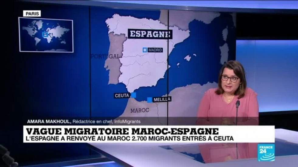 À Ceuta, l'Espagne renvoie plusieurs milliers de migrants vers le Maroc