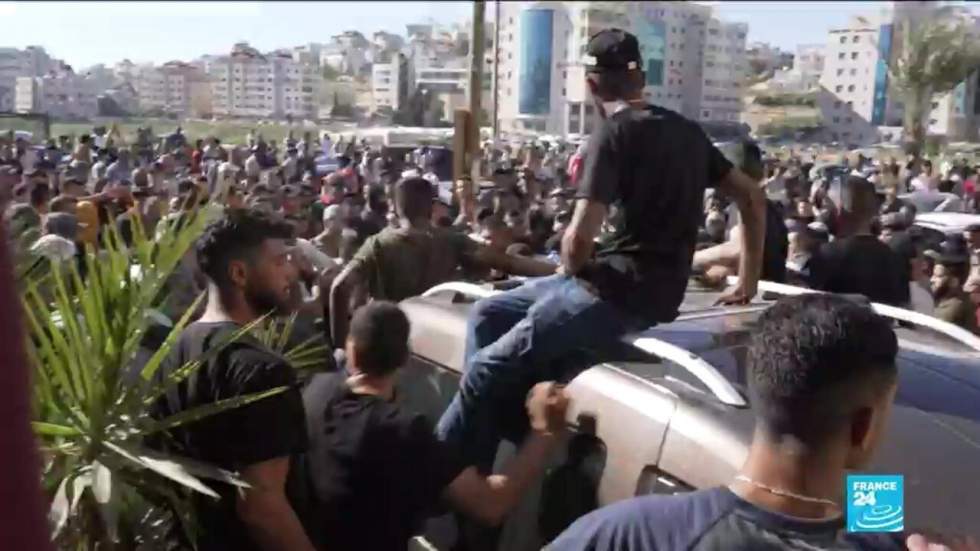 Conflit israélo-palestinien : à Ramallah, les manifestants soutiennent Jérusalem et la bande de Gaza