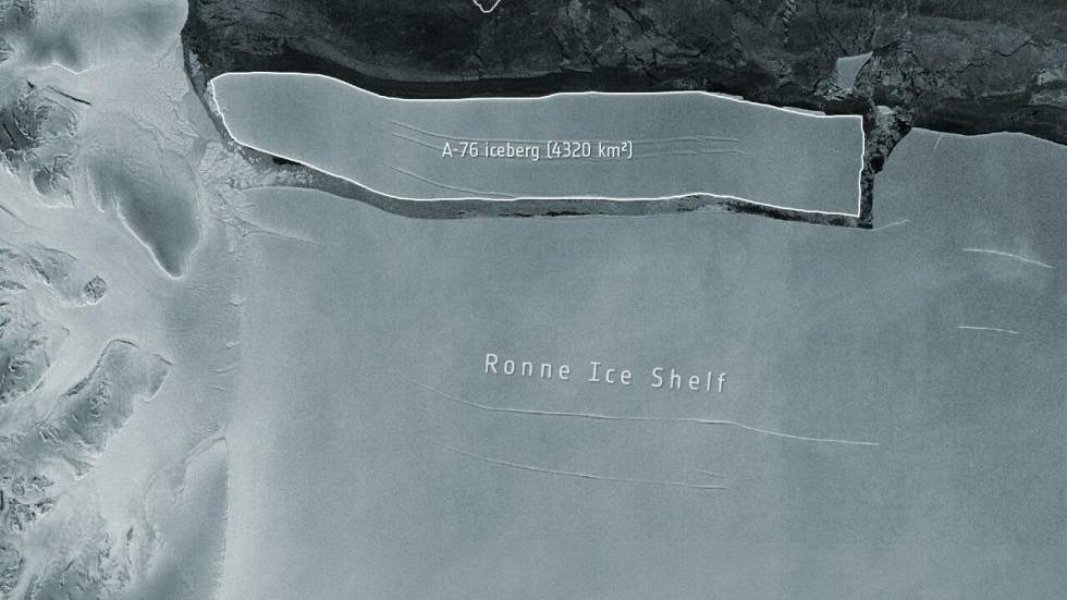 Climat : le plus gros iceberg du monde se détache de l'Antarctique Climat : le plus gros iceberg du monde se détache de l'Antarctique