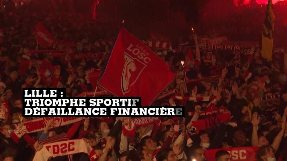 Lille au sommet de la Ligue 1, mais dans un gouffre financier