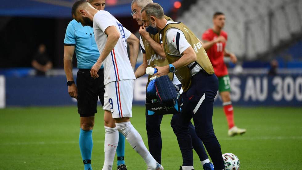 France-Bulgarie : Benzema sort sur blessure, à une semaine du premier match de l'Euro-2021