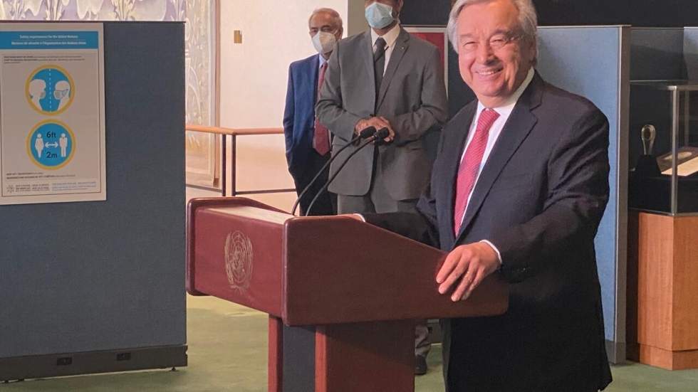 Antonio Guterres, secrétaire général de l'ONU, a été nommé pour un second mandat