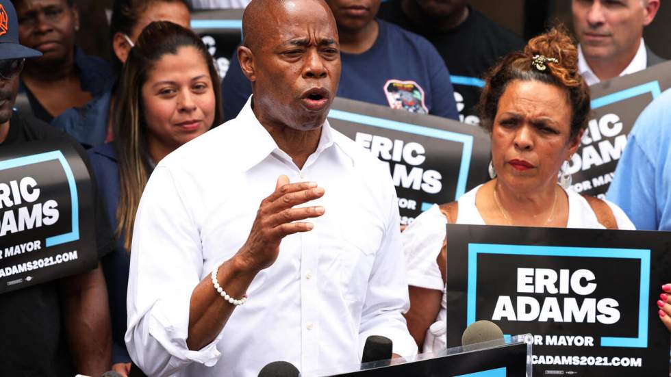 Primaire démocrate pour désigner le maire de New York : Eric Adams en tête Primaire démocrate pour désigner le maire de New York : Eric Adams en tête