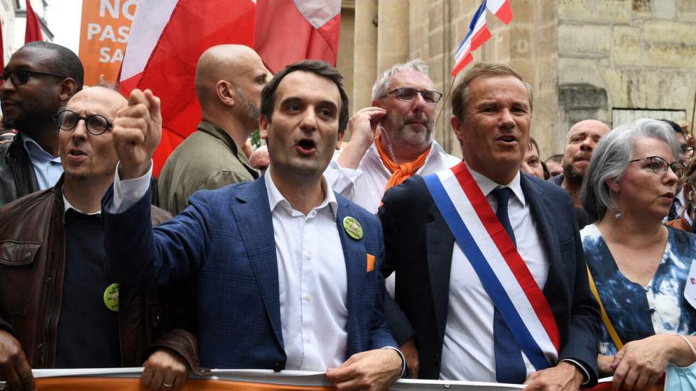 Florian Philippot et Nicolas Dupont-Aignan, les pyromanes du mouvement antivax