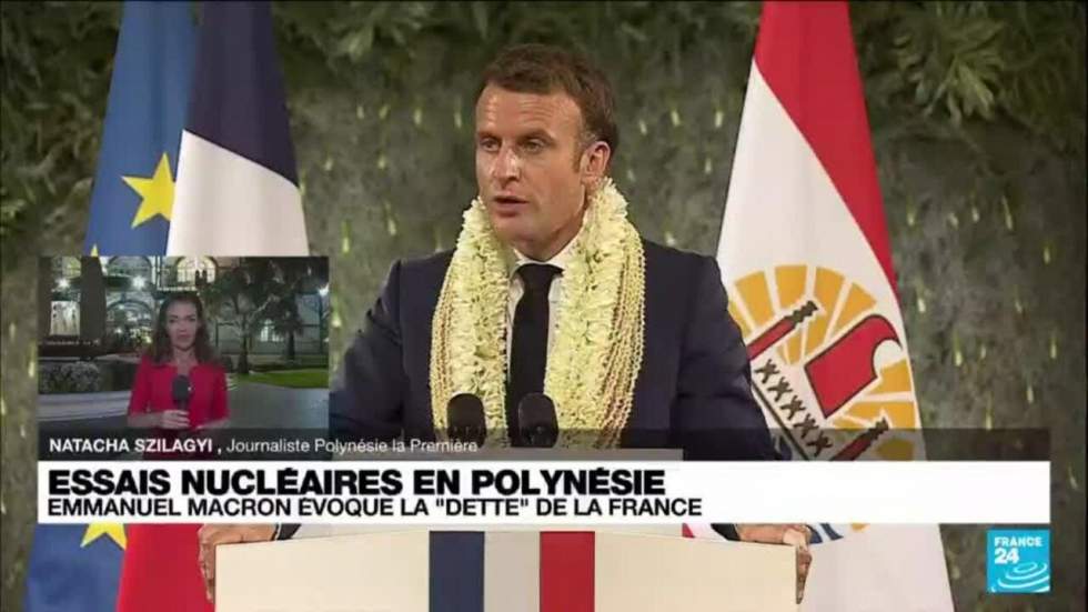 À Papeete, Emmanuel Macron promet "la vérité et la transparence" sur les essais nucléaires