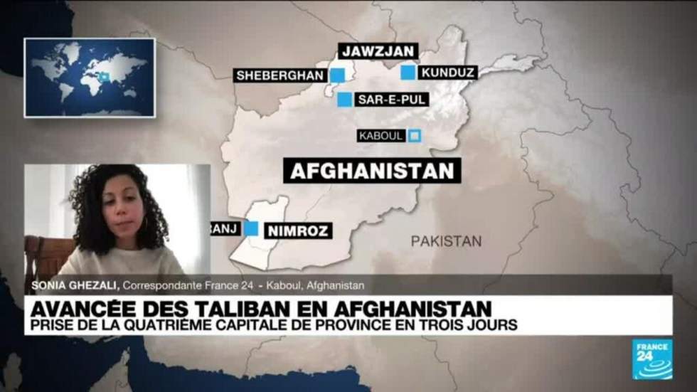 Afghanistan : les Taliban contrôlent trois capitales provinciales supplémentaires