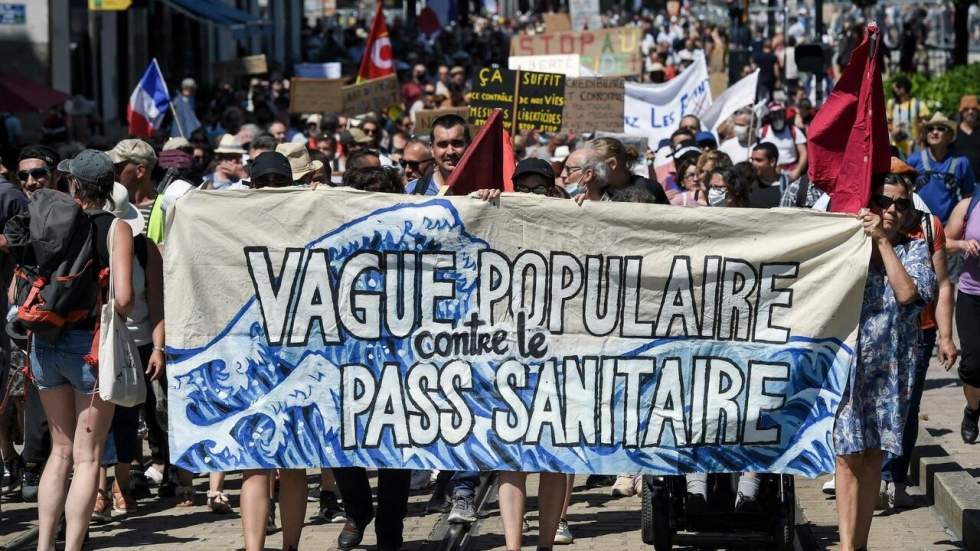 Cinquième samedi de mobilisation en France contre le passe sanitaire