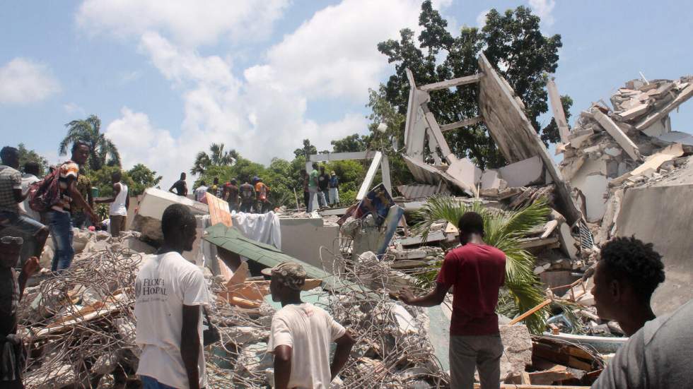 Un puissant séisme en Haïti fait plusieurs centaines de morts