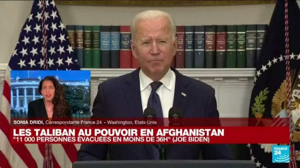 Évacuations à Kaboul : Joe Biden envisage un maintien de l'armée américaine au-delà du 31 août