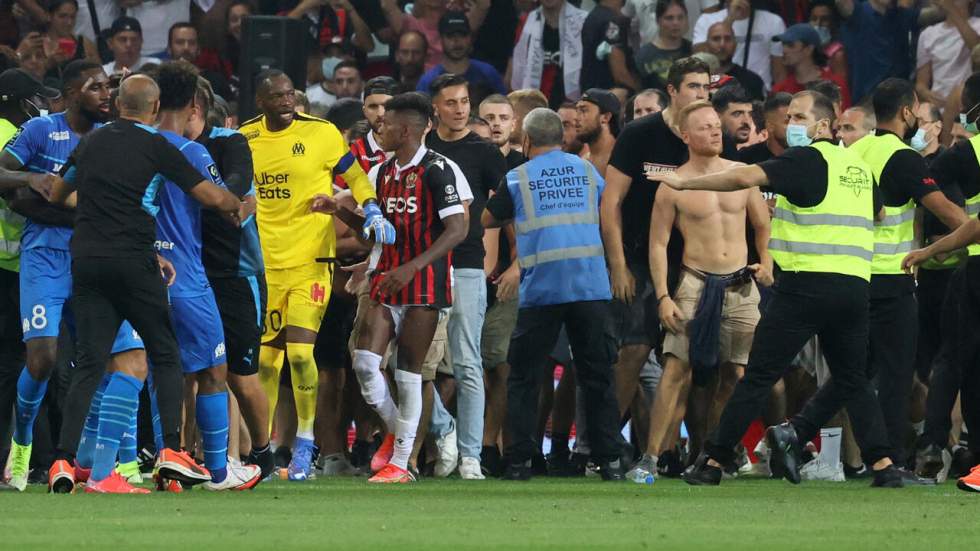 Ligue 1 : un homme en garde à vue après des violences lors du match Nice-Marseille