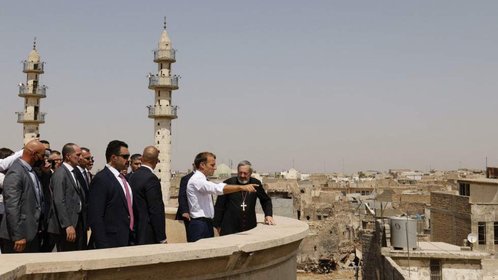 À Mossoul, Emmanuel Macron appelle au respect des communautés en Irak