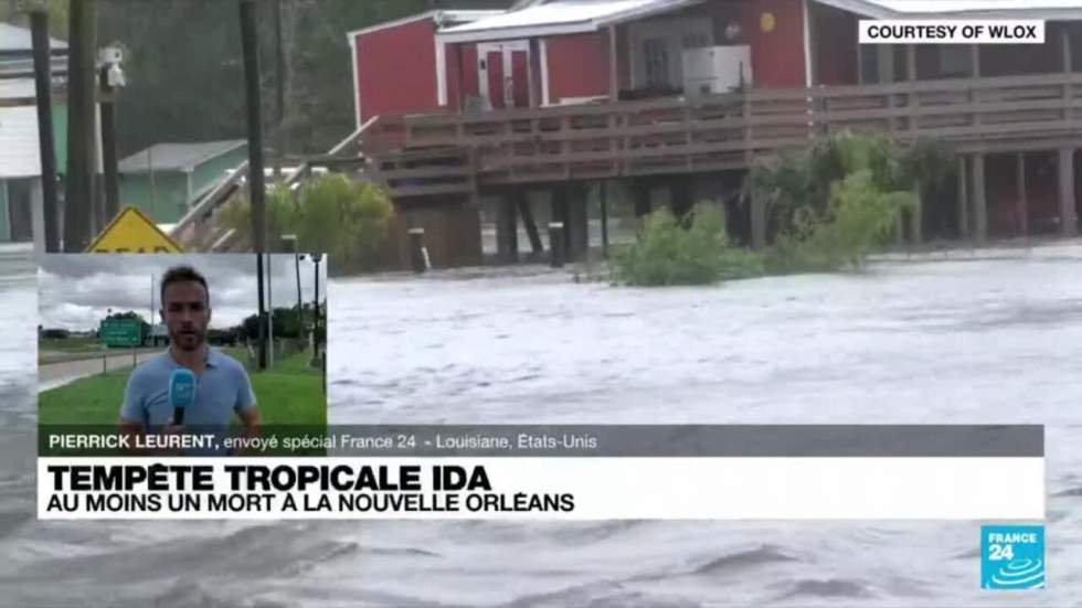 États-Unis : la Nouvelle-Orléans privée d'électricité après le passage de l'ouragan Ida