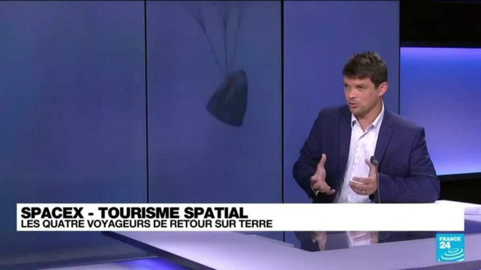 Succès pour SpaceX avec le retour sur Terre de ses premiers touristes de l'espace Succès pour SpaceX avec le retour sur Terre de ses premiers touristes de l'espace