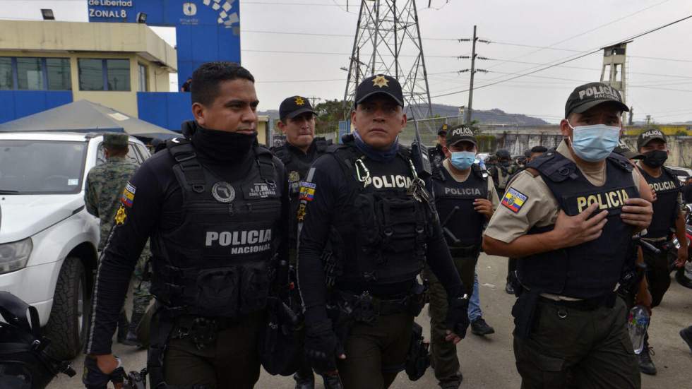 Équateur : des policiers attaqués par balles dans la prison de Guayaquil Équateur : des policiers attaqués par balles dans la prison de Guayaquil