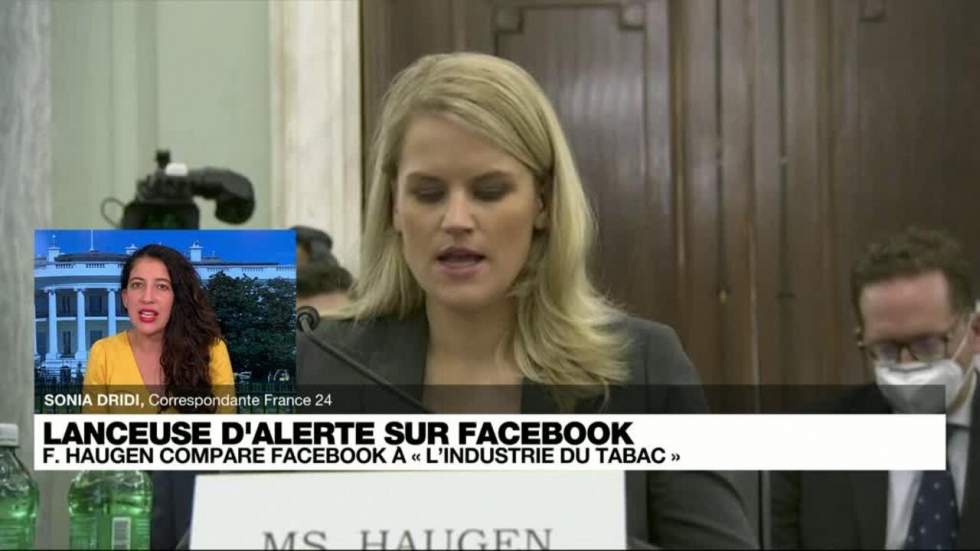 Facebook : la lanceuse d'alerte Frances Haugen exhorte le Congrès à mieux réguler le réseau social