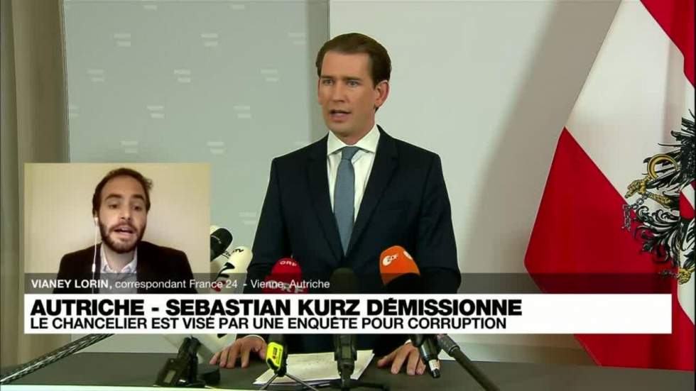 Autriche : soupçonné de corruption, le chancelier Sebastian Kurz annonce sa démission