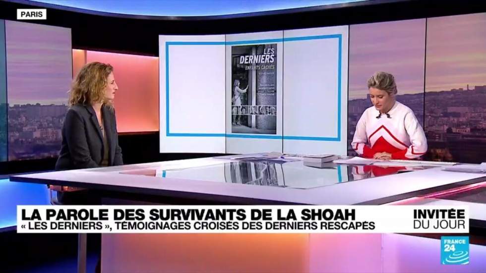 Sophie Nahum, auteure, recueille le "message d'alerte" des derniers survivants de la Shoah