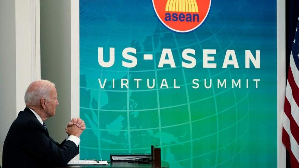 Devant l'Asean, Joe Biden critique les actions "coercitives" de la Chine dans le détroit de Taïwan