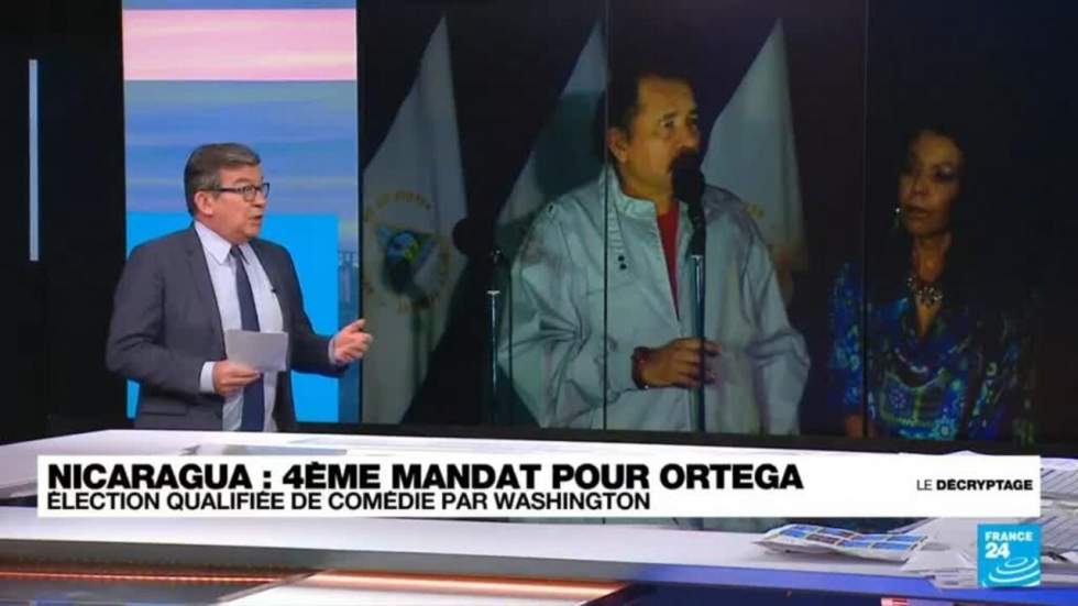 Au Nicaragua, le président Daniel Ortega réélu après un scrutin verrouillé