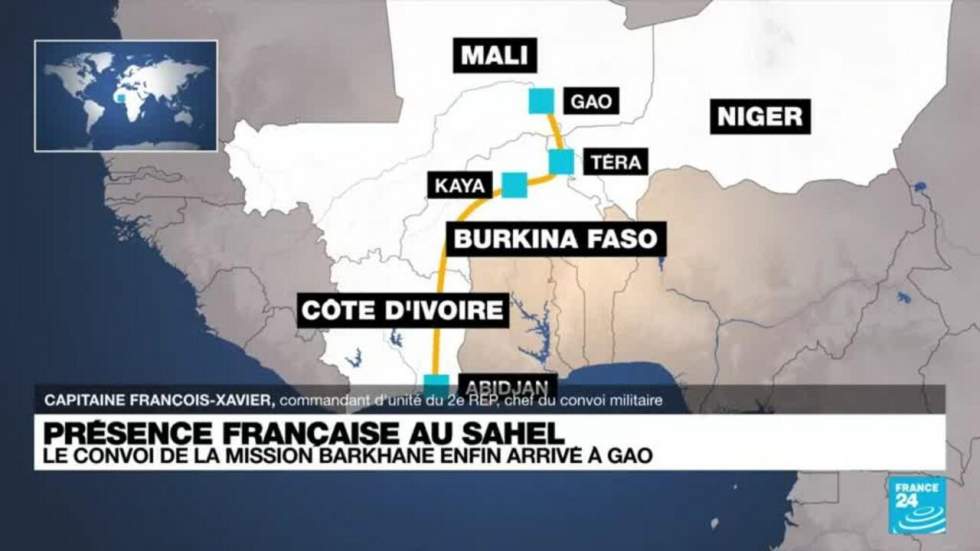 Niger : le convoi de la mission Barkhane enfin arrivé à Gao après de nombreux heurts