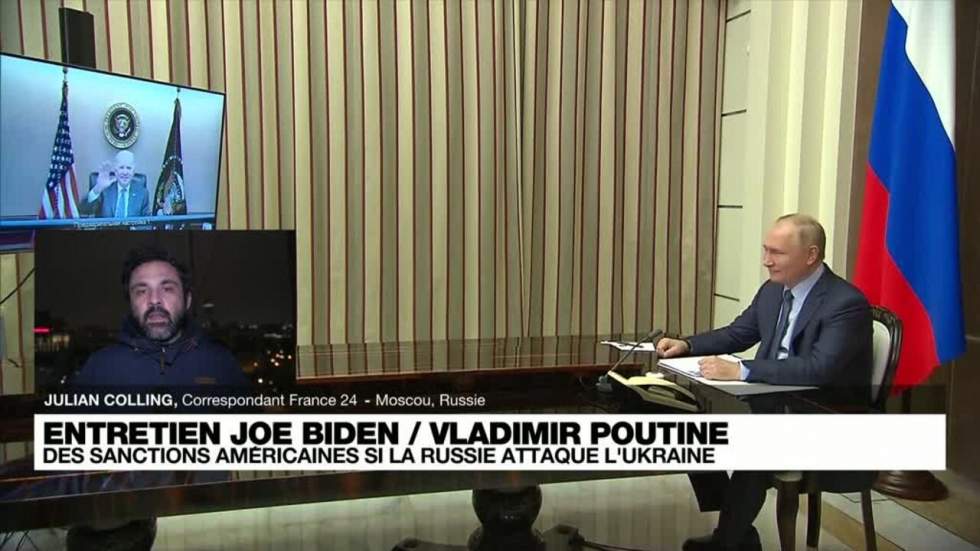 Joe Biden menace la Russie de "fortes sanctions" en cas d'escalade en Ukraine