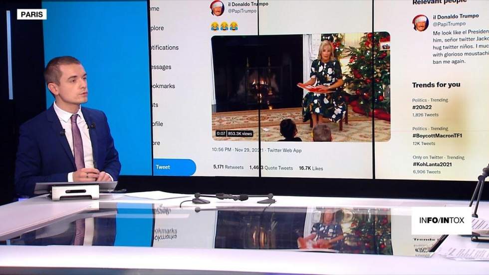 États-Unis : Jill Biden décorée d'infox pour Noël États-Unis : Jill Biden décorée d'infox pour Noël