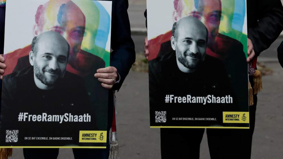 Égypte : l'activiste Ramy Shaath, emprisonné depuis juillet 2019, est arrivé à Paris