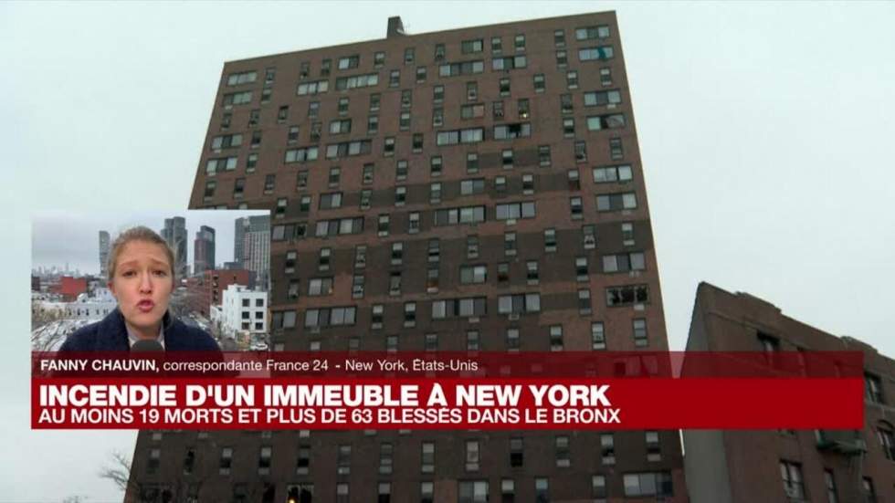 Plusieurs morts dans un incendie à New York, l'un des pires de l'histoire récente de la ville Plusieurs morts dans un incendie à New York, l'un des pires de l'histoire récente de la ville
