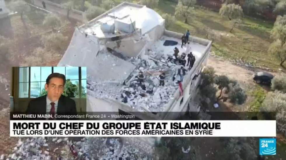 Le chef de l'organisation État islamique "éliminé" dans une opération américaine en Syrie