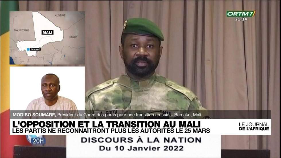 Mali : les partis d'opposition ne "reconnaîtront plus" les autorités de transition le 25 mars Mali : les partis d'opposition ne "reconnaîtront plus" les autorités de transition le 25 mars