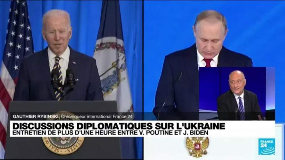 Joe Biden avertit la Russie, le Kremlin dénonce une "hystérie à son apogée"