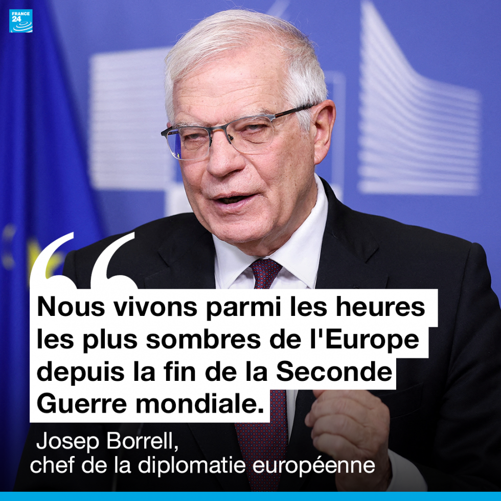 Invasion russe en Ukraine : condamnations d'Emmanuel Macron et de la communauté internationale