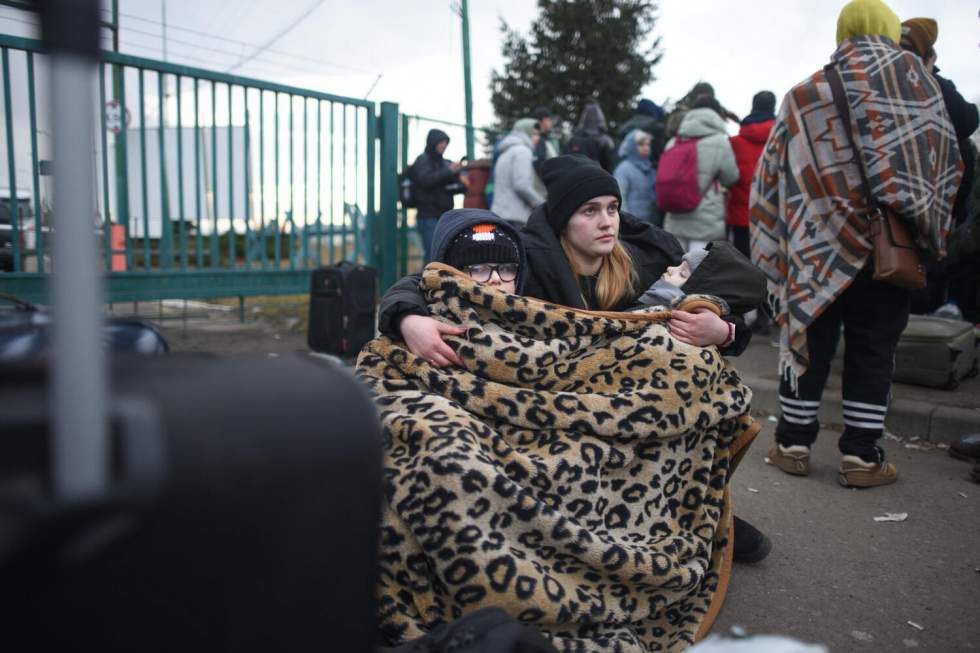 Guerre en Ukraine : une nuit aux côtés des civils sur la route de l'exode