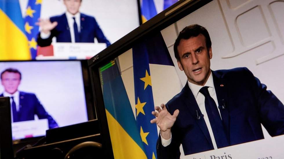 Pour Emmanuel Macron, "la Russie n'est pas agressée, elle est l'agresseur" Pour Emmanuel Macron, "la Russie n'est pas agressée, elle est l'agresseur"