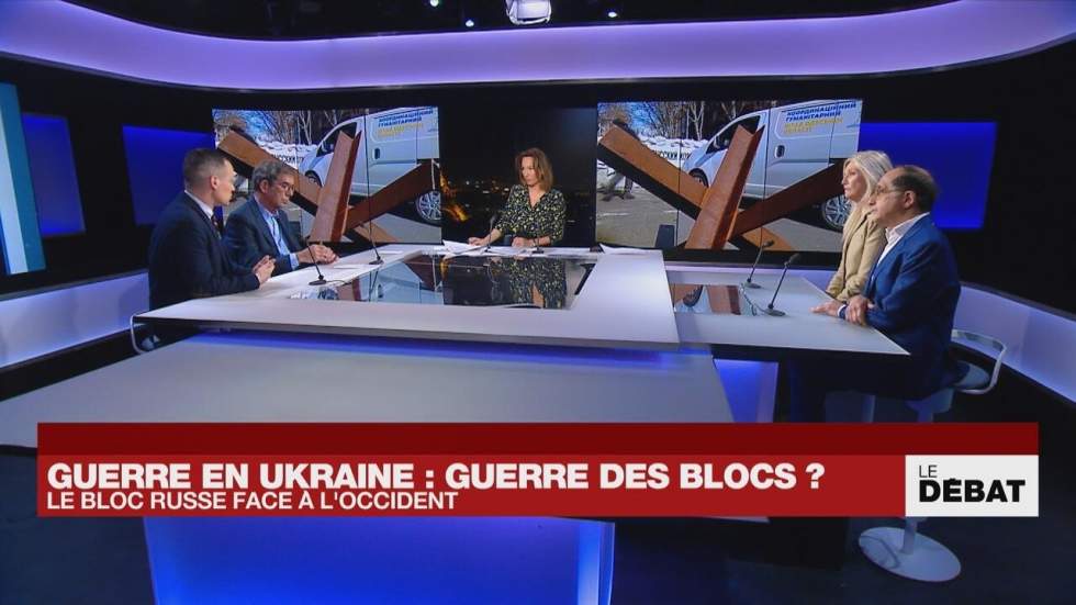 Guerre en Ukraine : le bloc russe face à celui de l'Occident