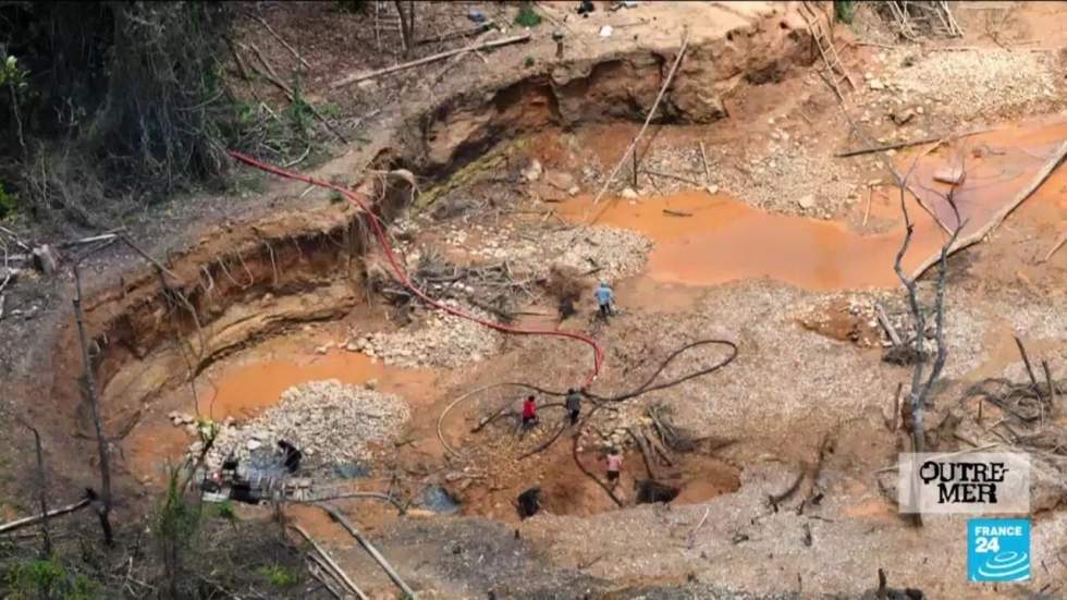 Guyane : la hausse du cours de l'or favorise l'orpaillage illégal Guyane : la hausse du cours de l'or favorise l'orpaillage illégal