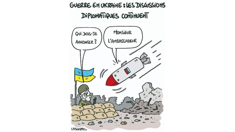 L'Actu en dessin : les espoirs diplomatiques ne font pas taire les bombes en Ukraine