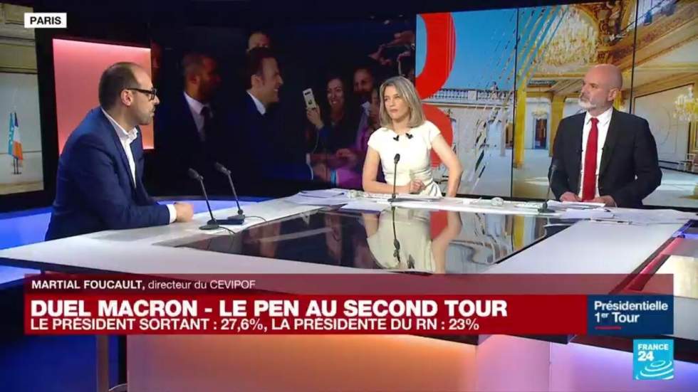 Martial Foucault, directeur du Cevipof : Le Pen a "une réserve de voix plus grande qu'en 2017" Martial Foucault, directeur du Cevipof : Le Pen a "une réserve de voix plus grande qu'en 2017"