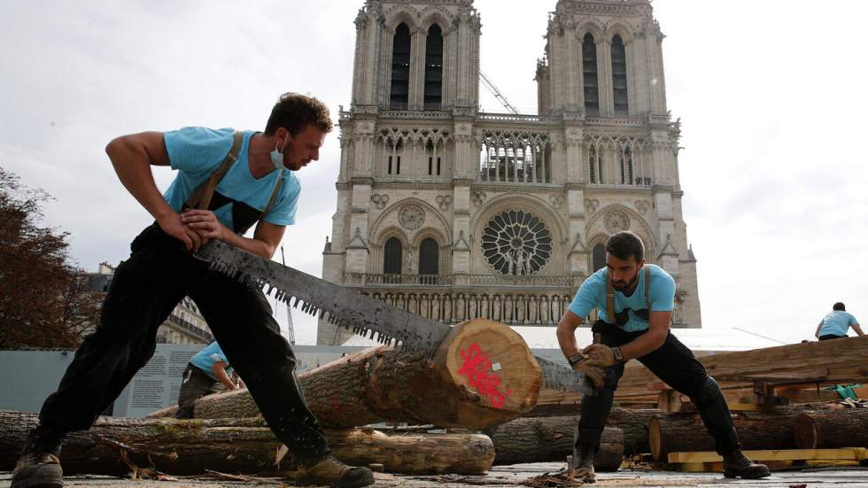 En images : trois ans après l'incendie, Notre-Dame-de-Paris se prépare un nouveau visage