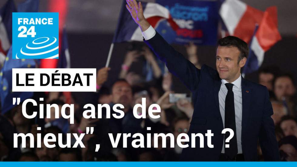 "Cinq ans de mieux", vraiment ? Emmanuel Macron réélu avec 58,54 % des voix