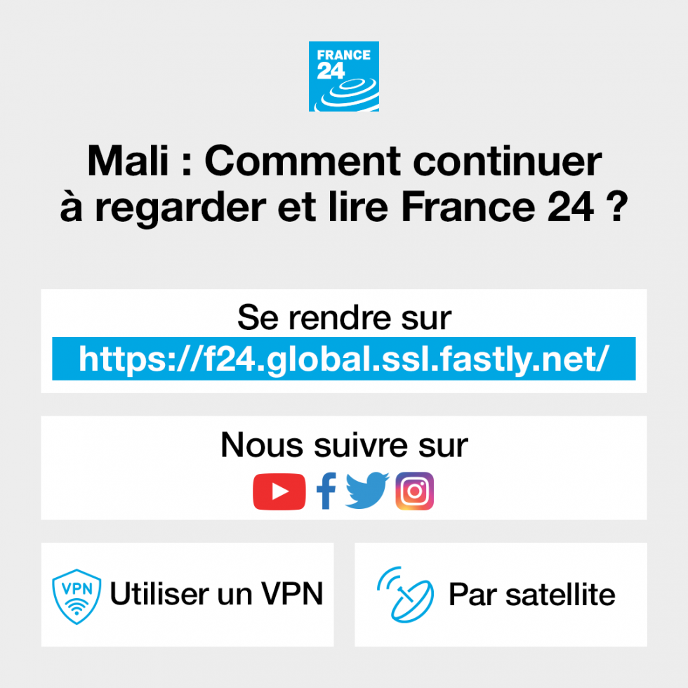 France Médias Monde conteste la décision du Mali de suspendre définitivement France 24 et RFI