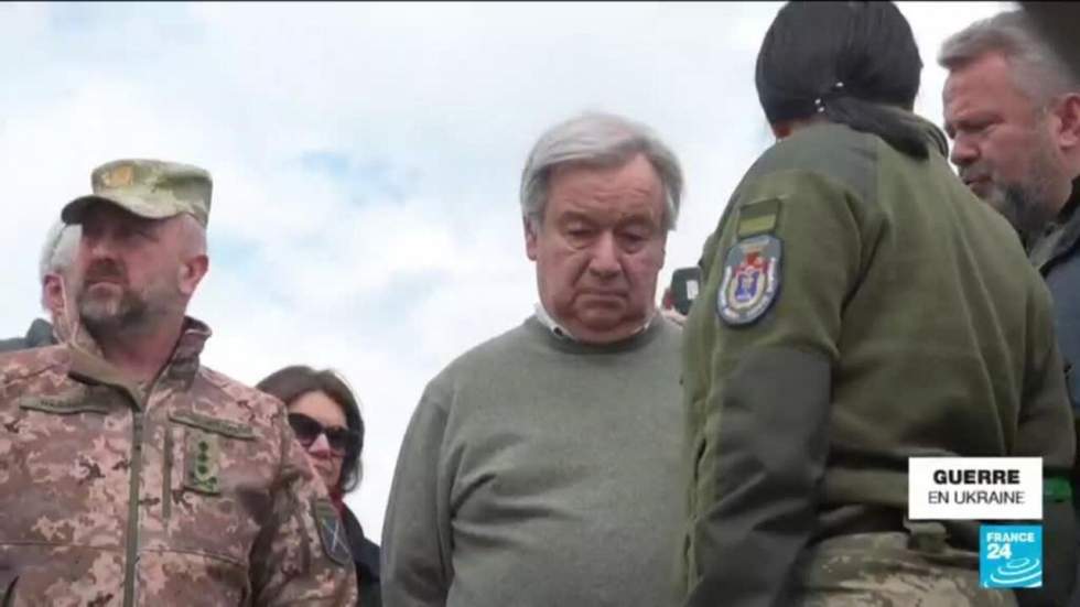 Antonio Guterres "choqué" mais "en sécurité", après des frappes sur Kiev